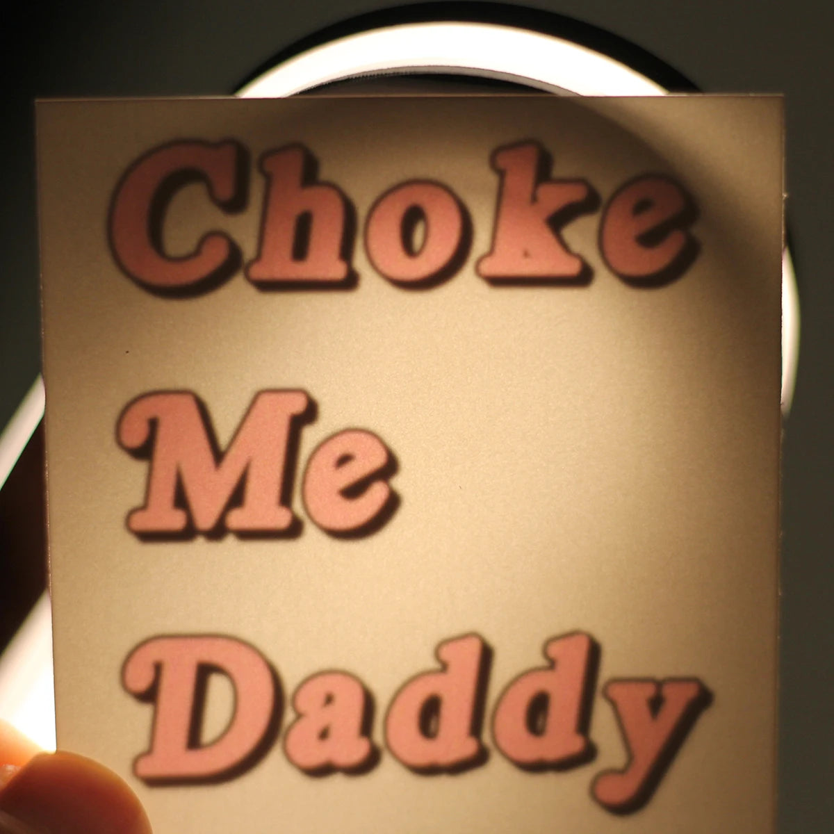 "Choke Me Daddy" Temporary Tattoo