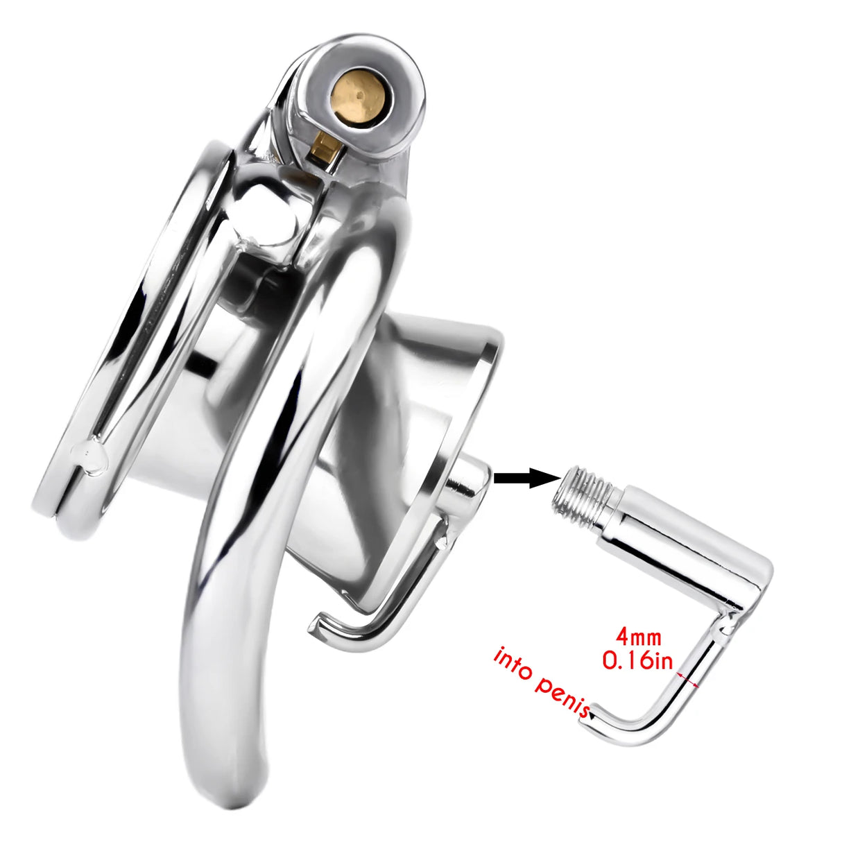 Lotus Lockdown PA Piercing Chastity Cage