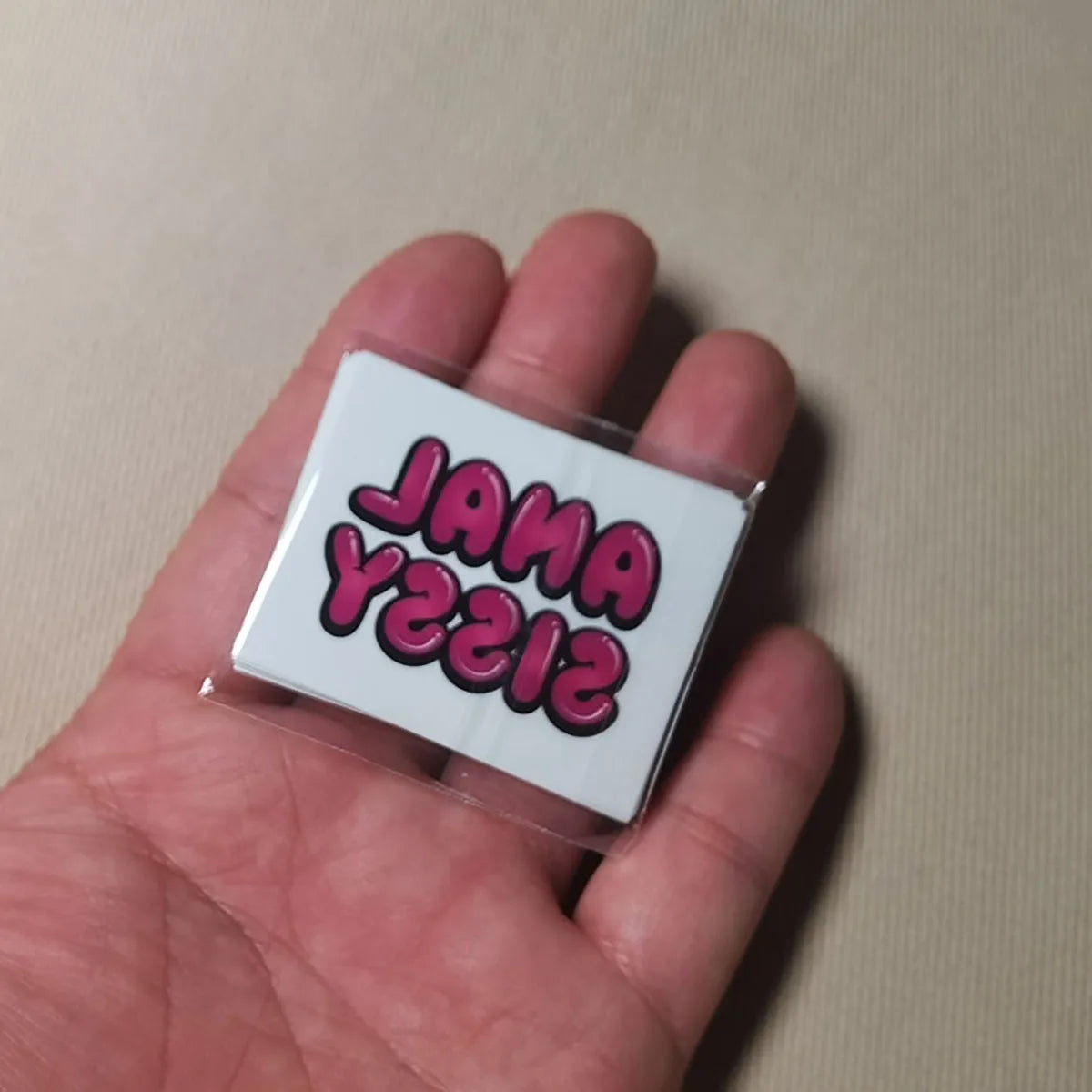 "Anal Sissy" Temporary Tattoo