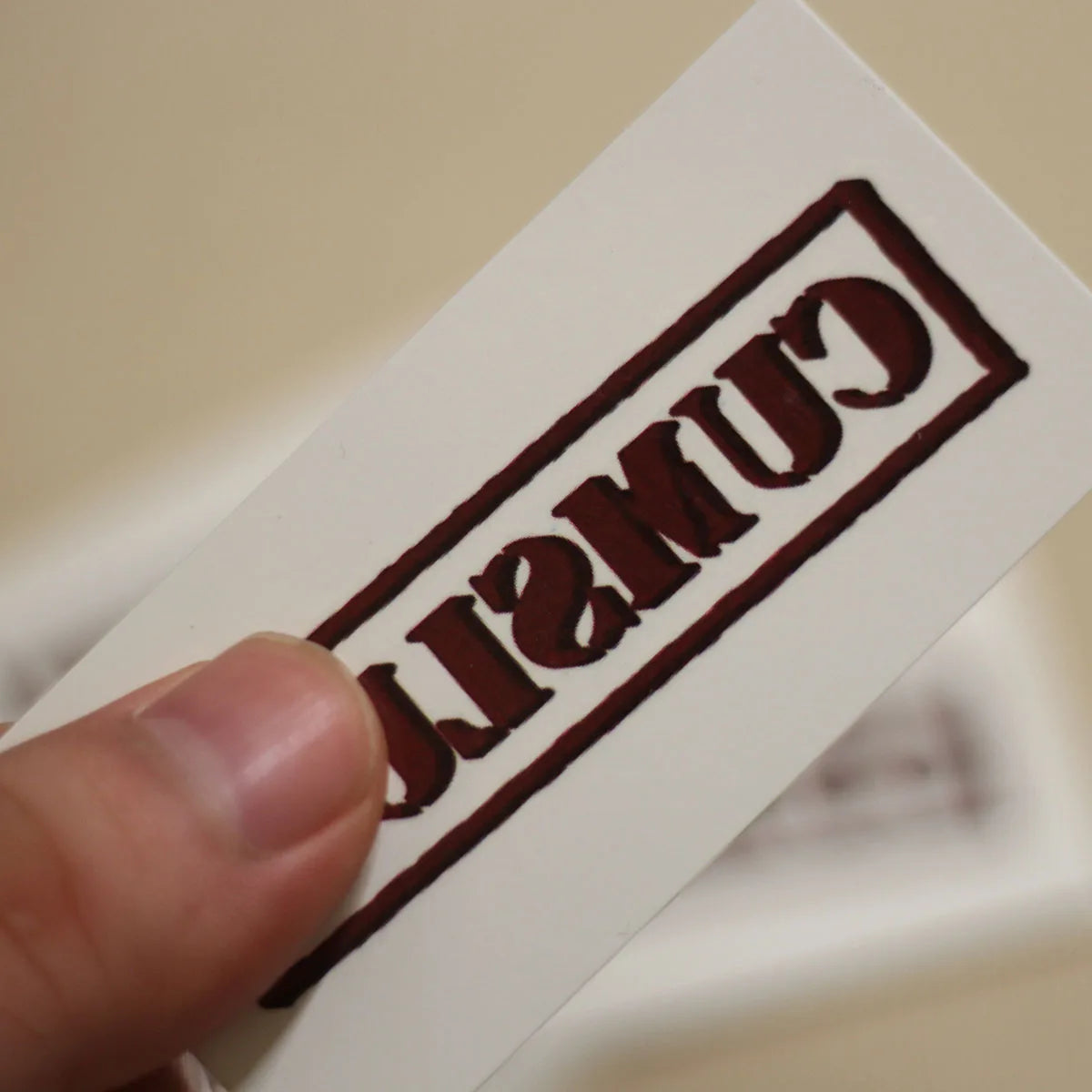 "Cum Slut" Temporary Tattoo