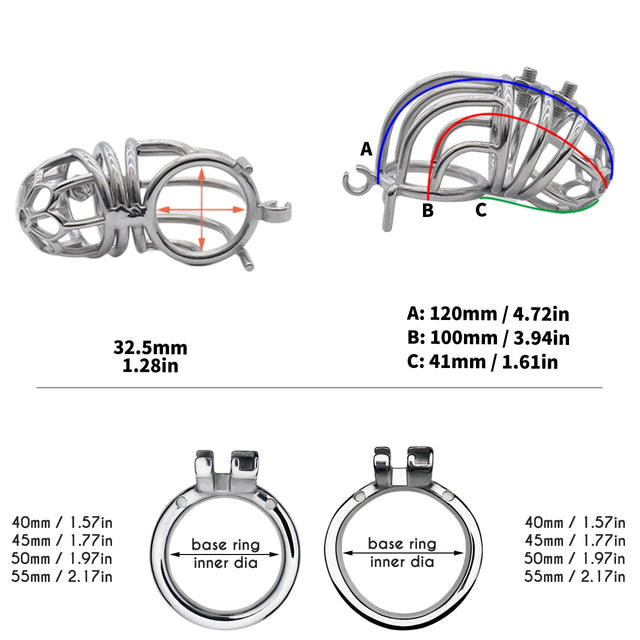 Apex Enforcer Premium Chastity Cage