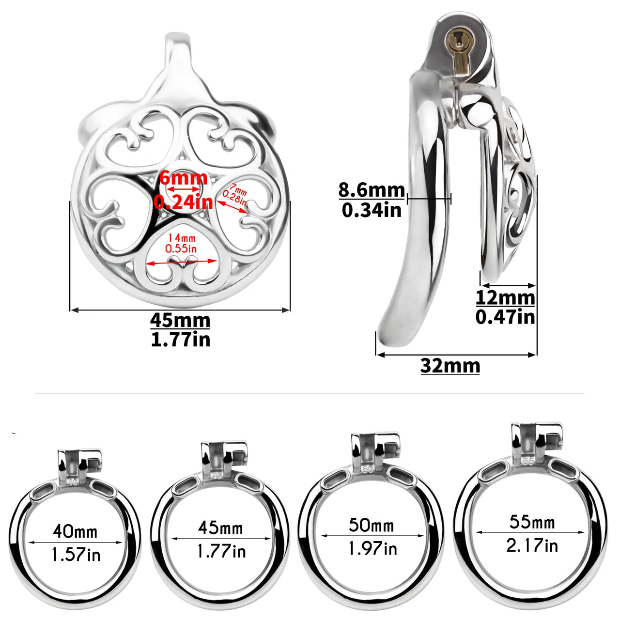 Locked In Love Premium Chastity Cage