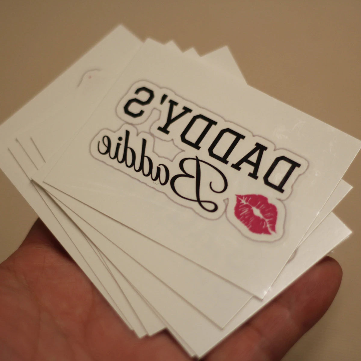 "Daddy's Baddie" Temporary Tattoo