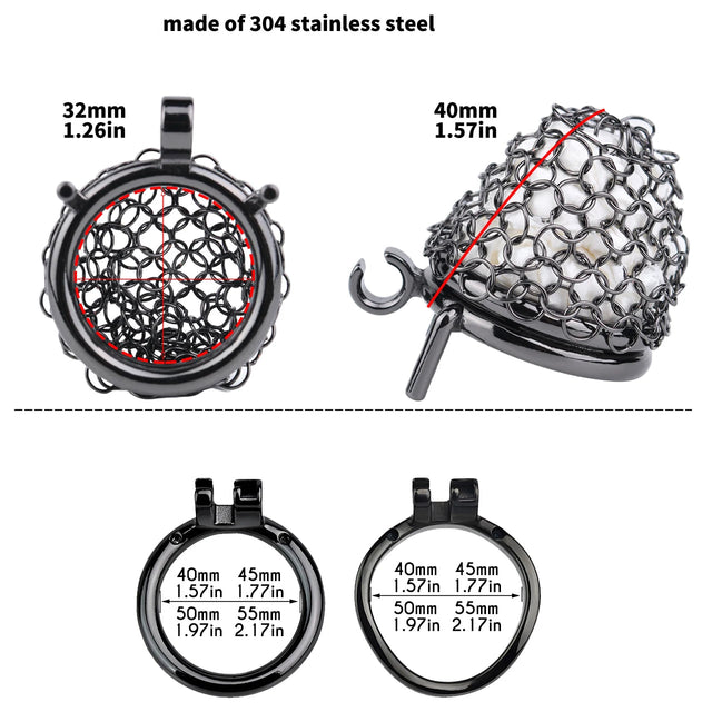 Iron Lattice Premium Chastity Cage