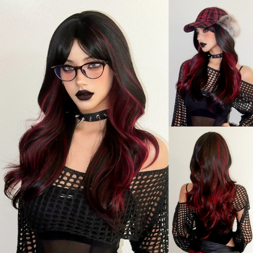 Rebel Red Synthetic Wig