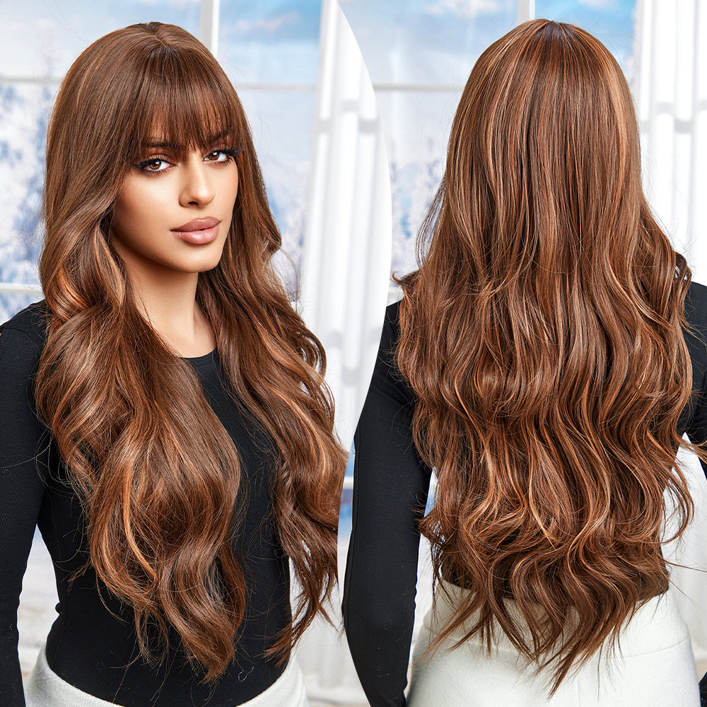 Bronzed Flow Synthetic Wig