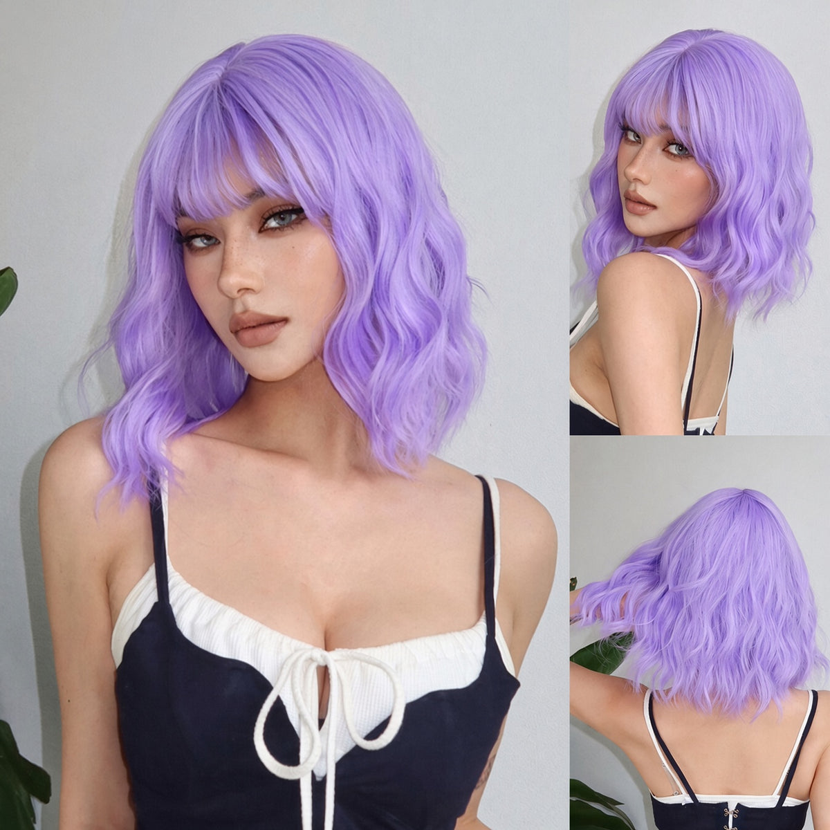 Amethyst Cut Synthetic Wig