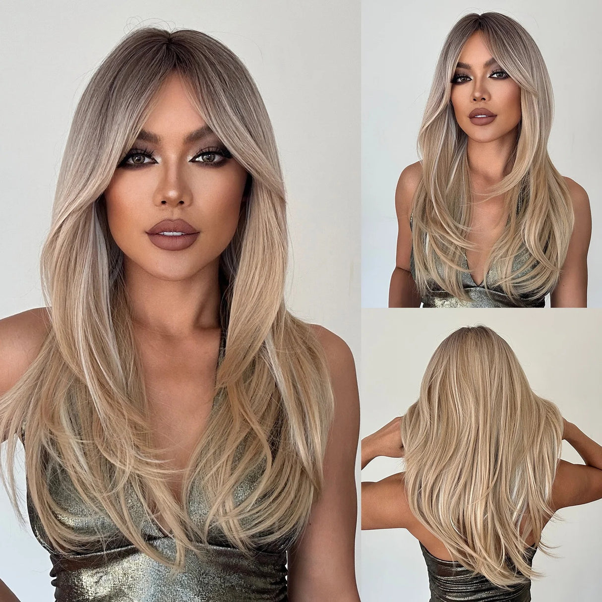 Sissy Glam Layered Luxe Synthetic Wig