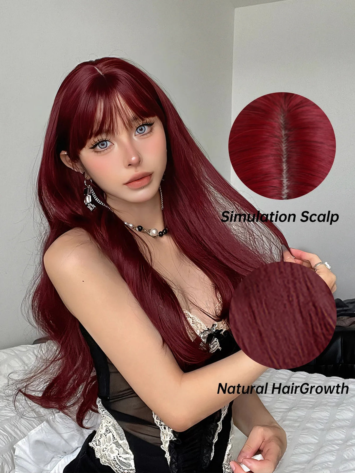 Crimson Doll Synthetic Wig