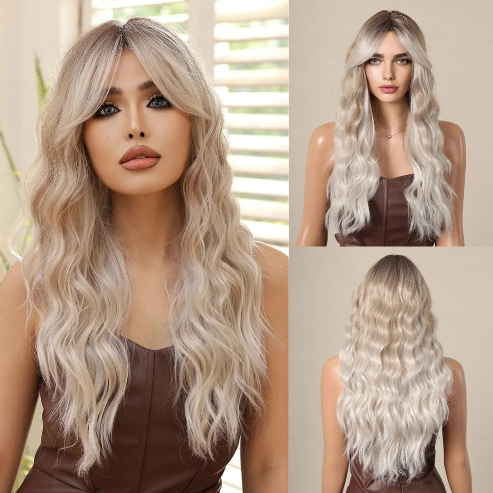 Lunaria Platinum Synthetic Wig