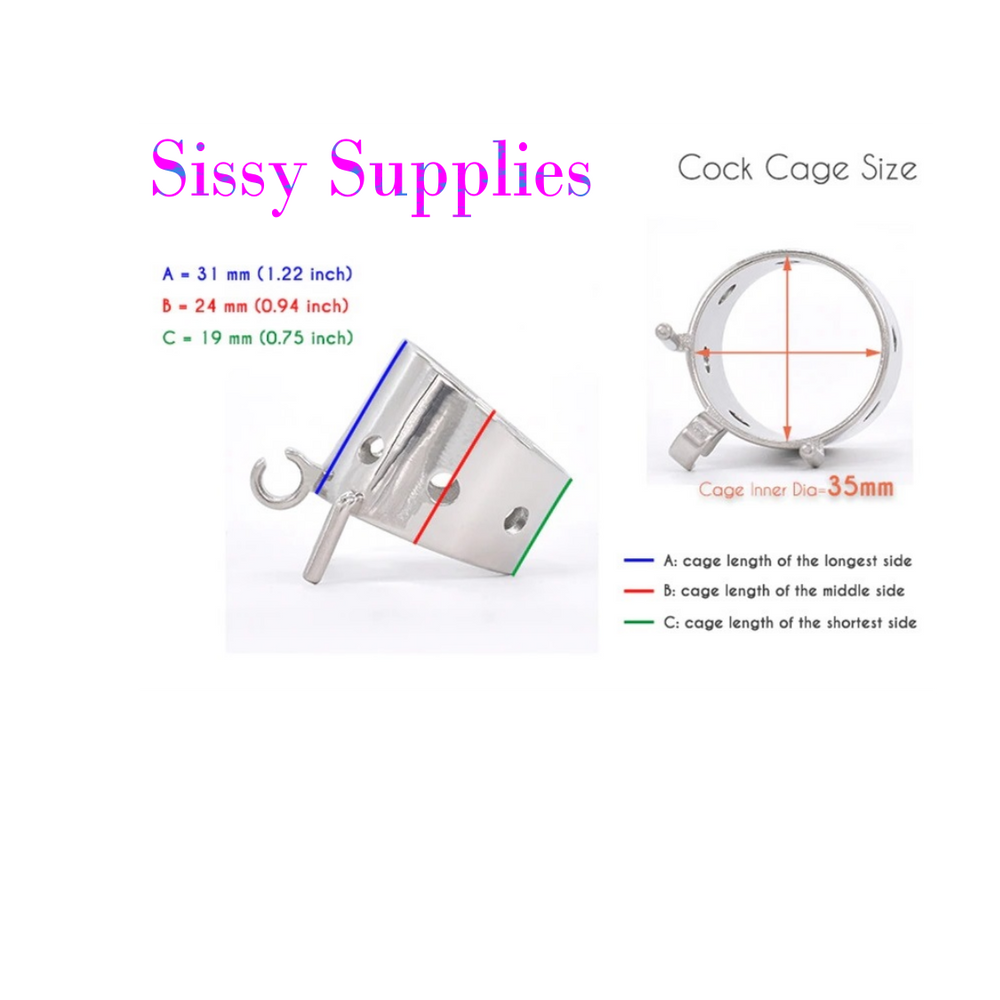 Nitro Stainless Steel Chastity Cage