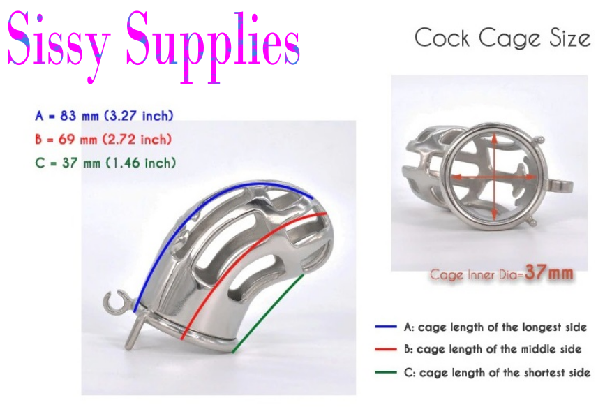 Daybreak Stainless Steel Chastity Cage USA ONLY - OVERSTOCK