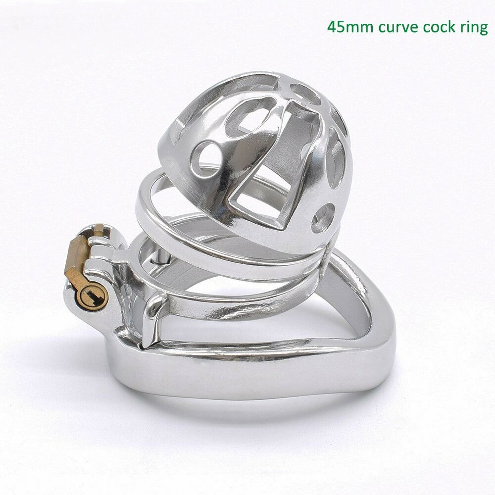 Cagetilt Stainless Steel Chastity Cage