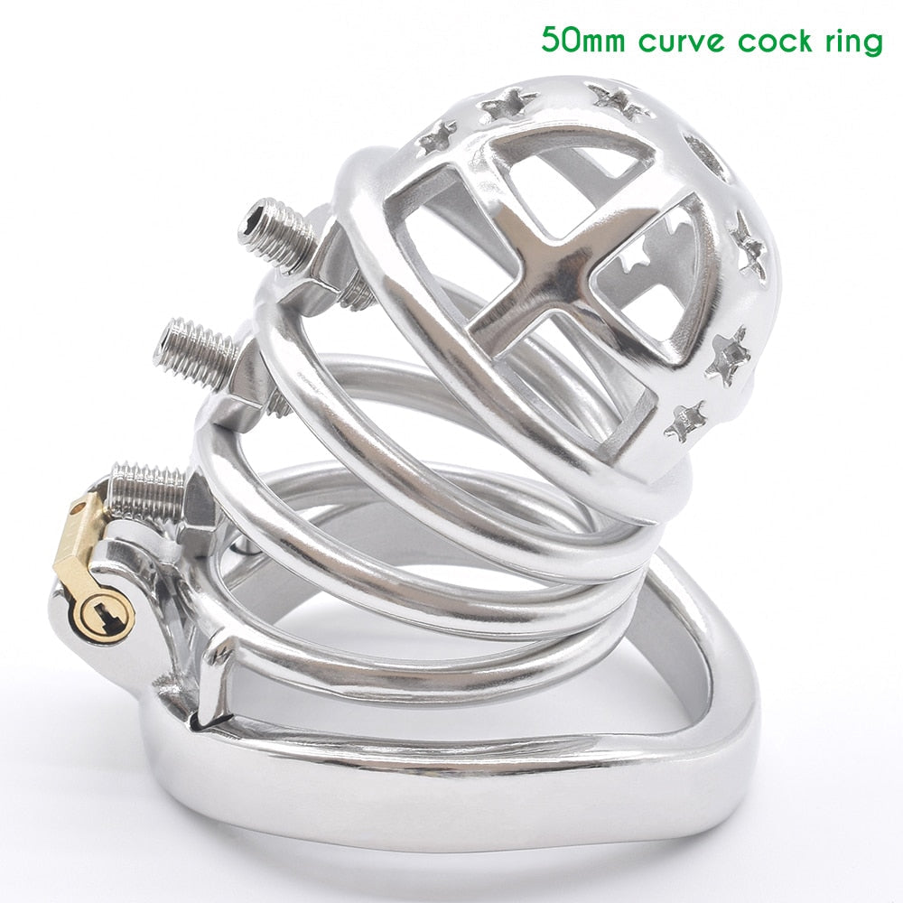 Metal Spiked Chastity Cage
