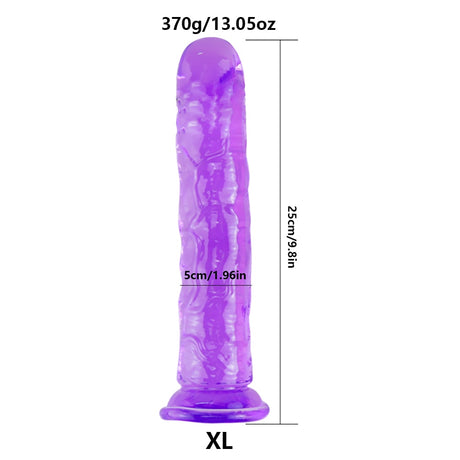 Soft Jelly Suction Cup Dildo