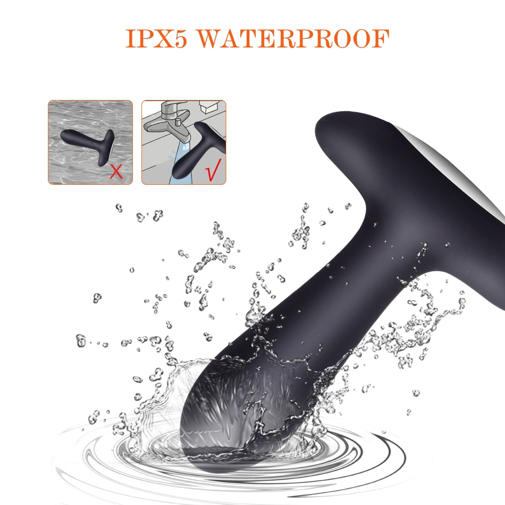 Waterproof Anal Butt Plug Vibrator