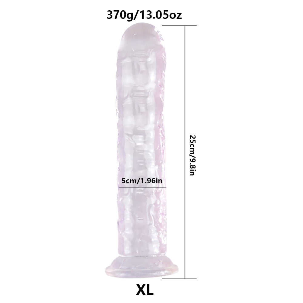 Soft Jelly Suction Cup Dildo