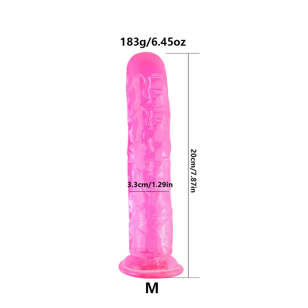 Soft Jelly Suction Cup Dildo