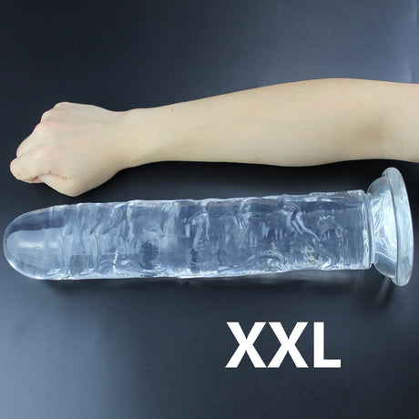 Realistic Dildo for Woman Soft Jelly Suction Cup Penis Anal Butt Plug Crystal Dildo Sex Toy No Vibrator female Colorful Erotic