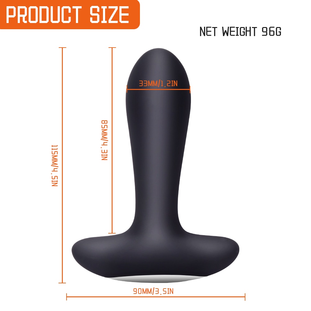 Waterproof Anal Butt Plug Vibrator