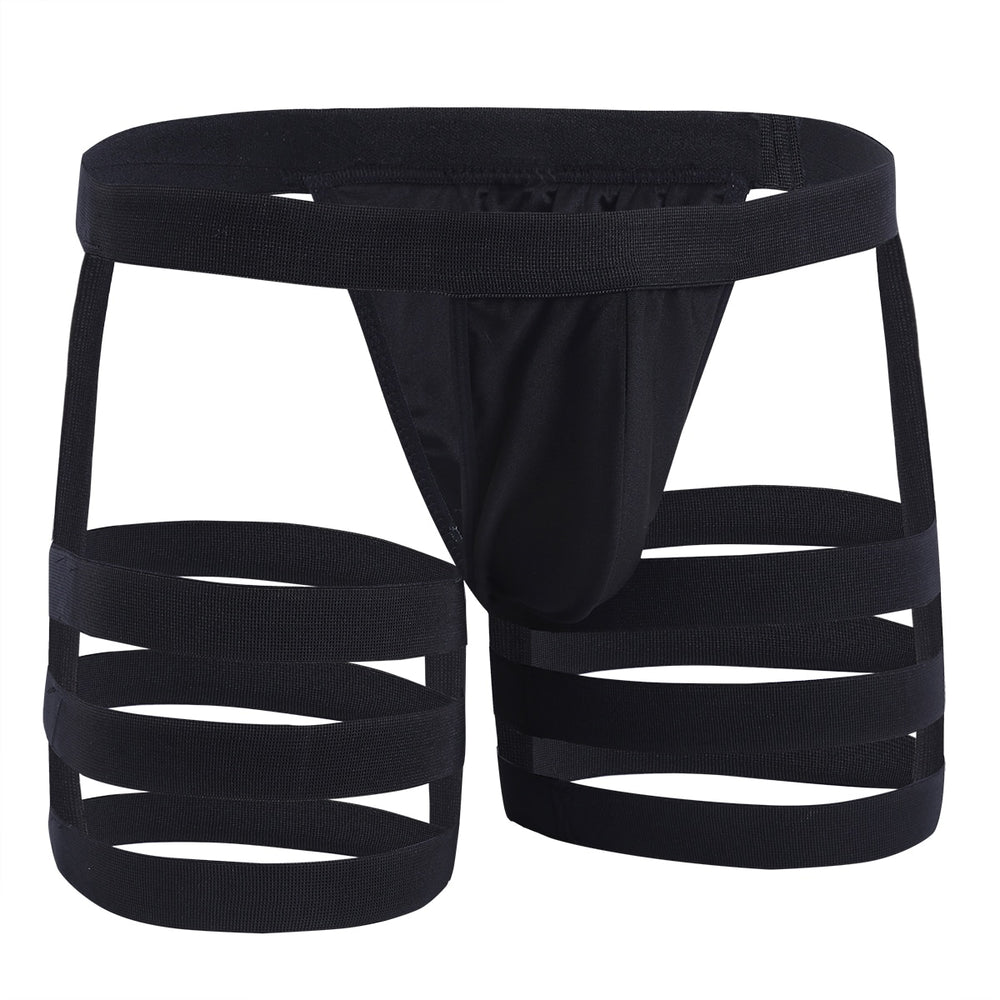 Sexy Briefs with Bulge Pouch & Garters