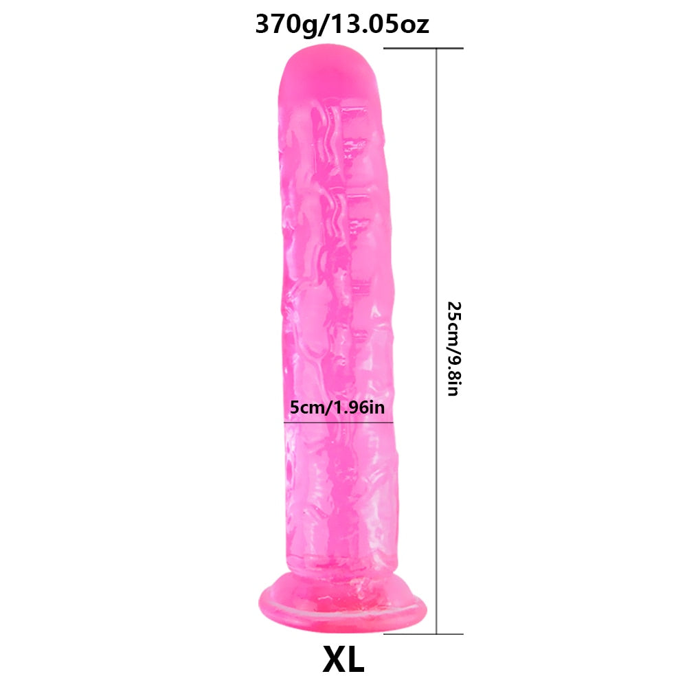Soft Jelly Suction Cup Dildo