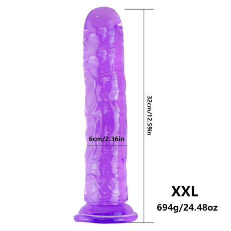 Soft Jelly Suction Cup Dildo