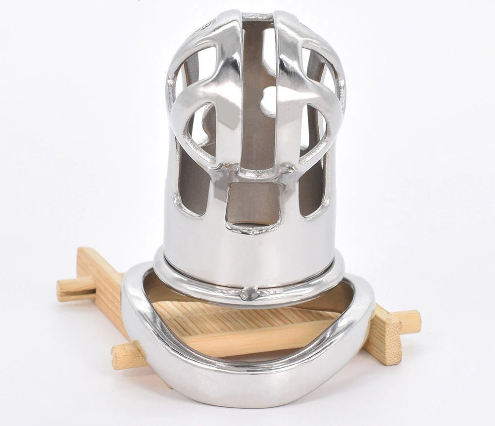 Daybreak Stainless Steel Chastity Cage USA ONLY - OVERSTOCK