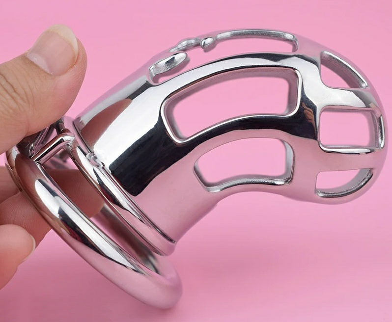 Daybreak Stainless Steel Chastity Cage USA ONLY - OVERSTOCK