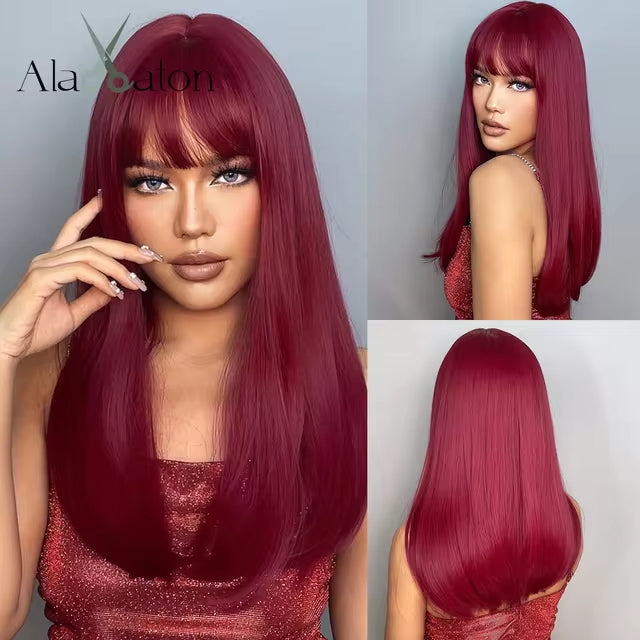 Scarlet Angle Synthetic Wig with Bangs