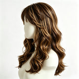 Toffee Highlights Synthetic Wig