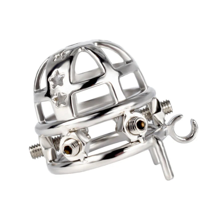 Starspike Stainless Steel Chastity Cage