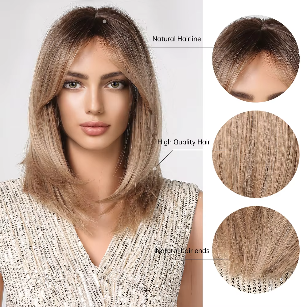 Blazing Bangs Synthetic Wig