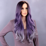 Mystic Purple Flow Synthetic Wig