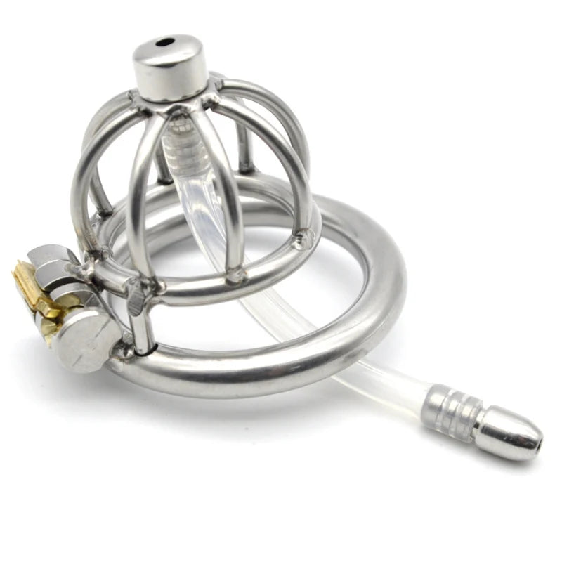 Iron Fortress Stainless Steel Chastity Cage