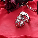 Starspike Stainless Steel Chastity Cage