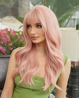 Pink Paradise Synthetic Wig + Bangs