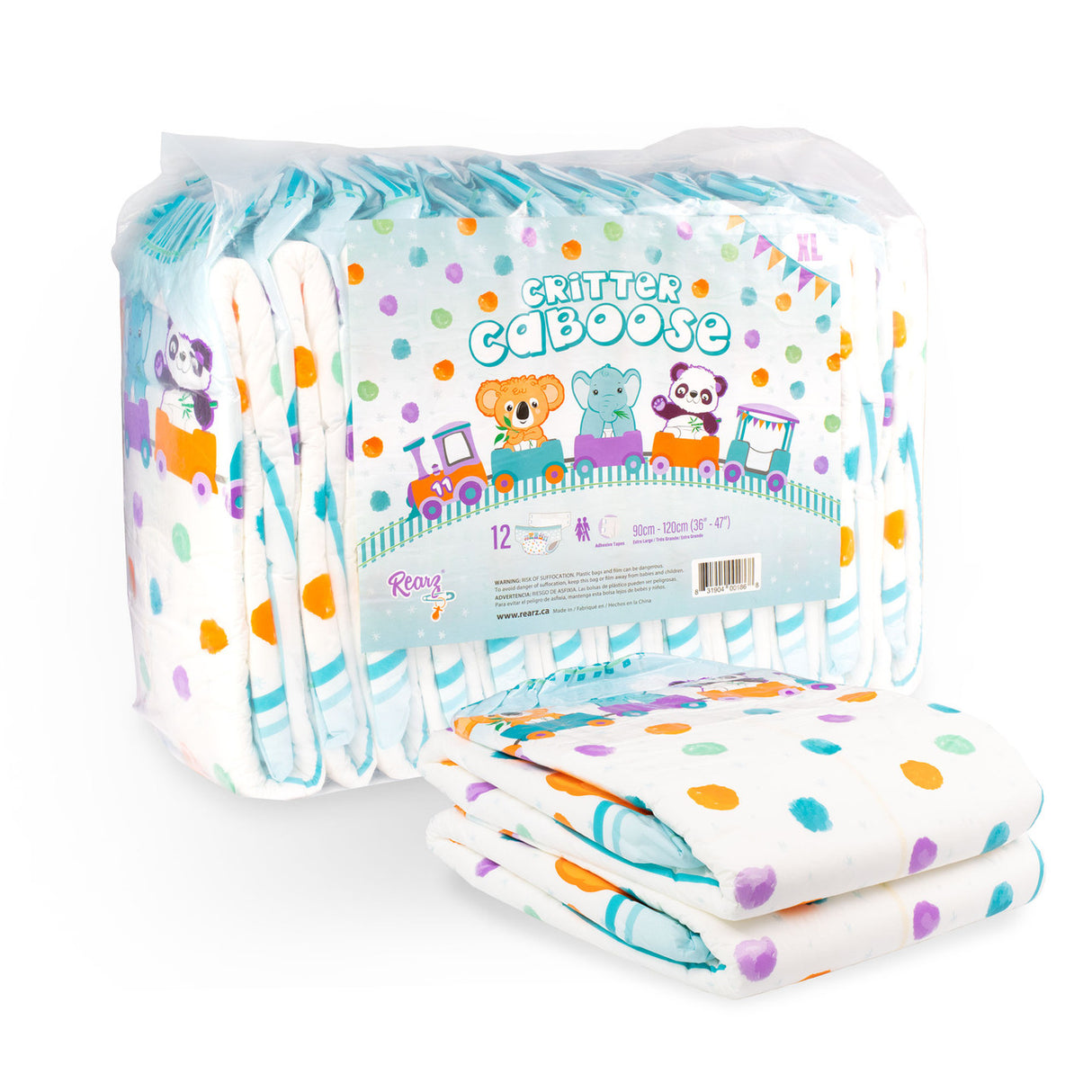 Mega Critter Caboose Adult Diapers