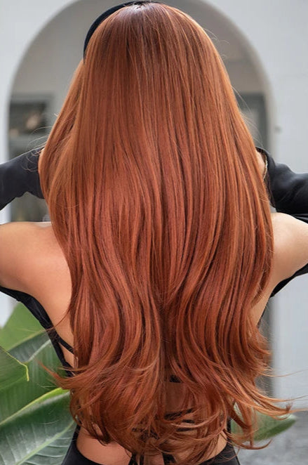 Auburn Cascade Synthetic Wig