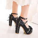 High Heel Mary Jane Lace Princess Shoes