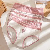 5Pcs Women‘s Cotton Seamless Briefs