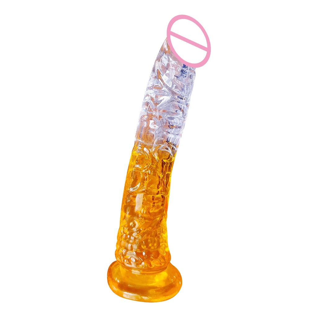 8" Dildo With Powerful Suction Cup