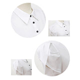 Female Short Sleeve Slim Fit Office Shirt