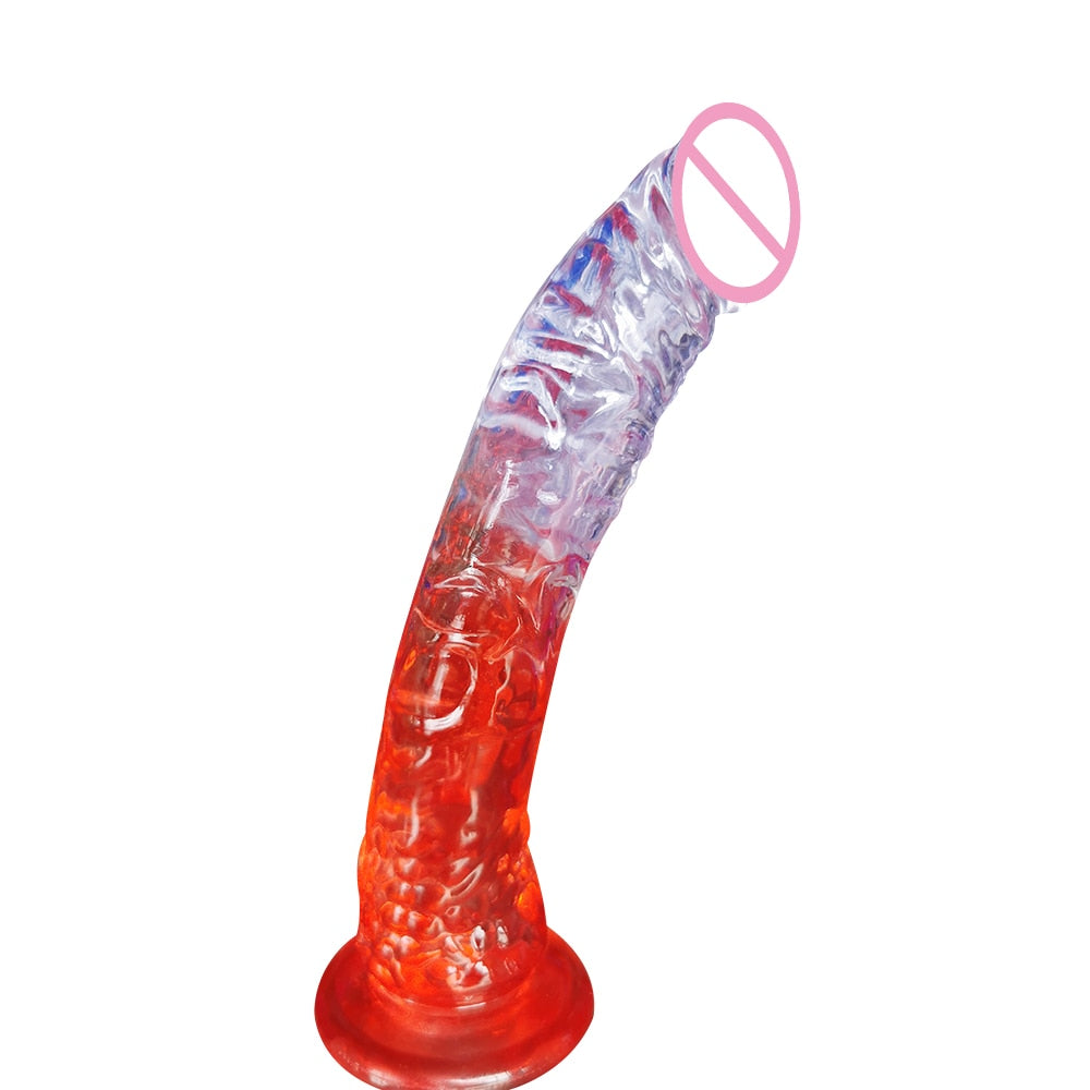 8" Dildo With Powerful Suction Cup