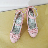 High Heel Mary Jane Lace Princess Shoes