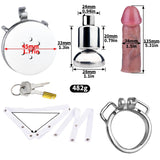 Silken Citadel with Dildo Attachment Chastity Cage