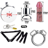 Silken Citadel with Dildo Attachment Chastity Cage