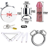 Silken Citadel with Dildo Attachment Chastity Cage