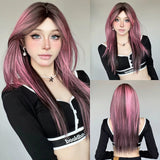Magenta Melt Synthetic Wig