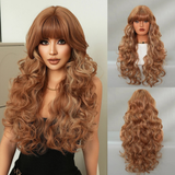 Honey Cascade Synthetic Wig